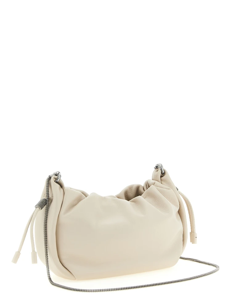 White Lamb Leather Crossbody Bag alternative
