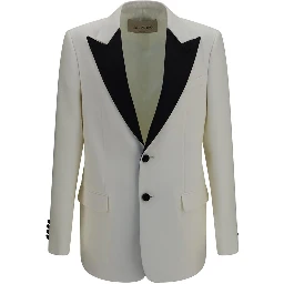 White Wool Oves Aries Blazer