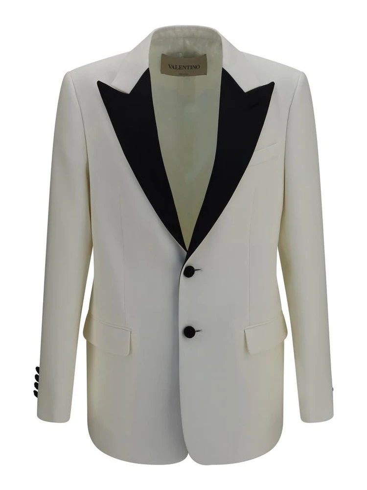 White Wool Oves Aries Blazer