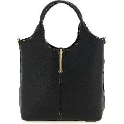 Black Calfskin Tote Bag