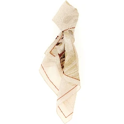 Beige Silk Scarf
