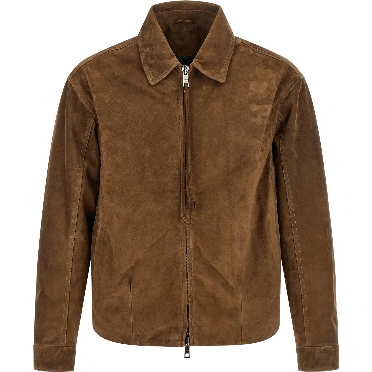 Brown Calfskin Leather Jacket
