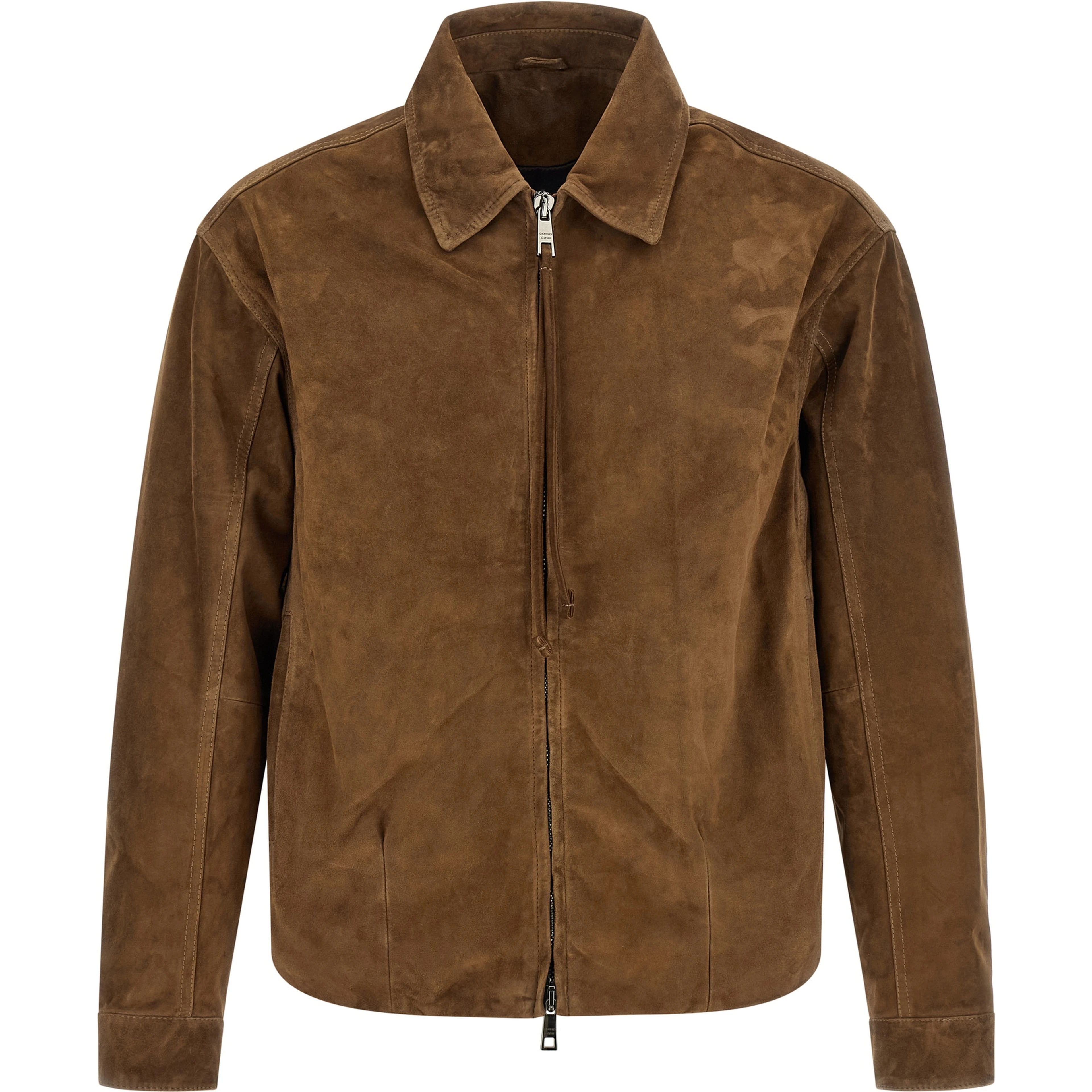 Brown Calfskin Leather Jacket