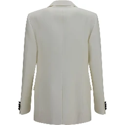 White Wool Oves Aries Blazer