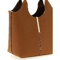 Brown Calfskin Tote Bag