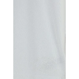 White Cotton Long Sleeve T-Shirt