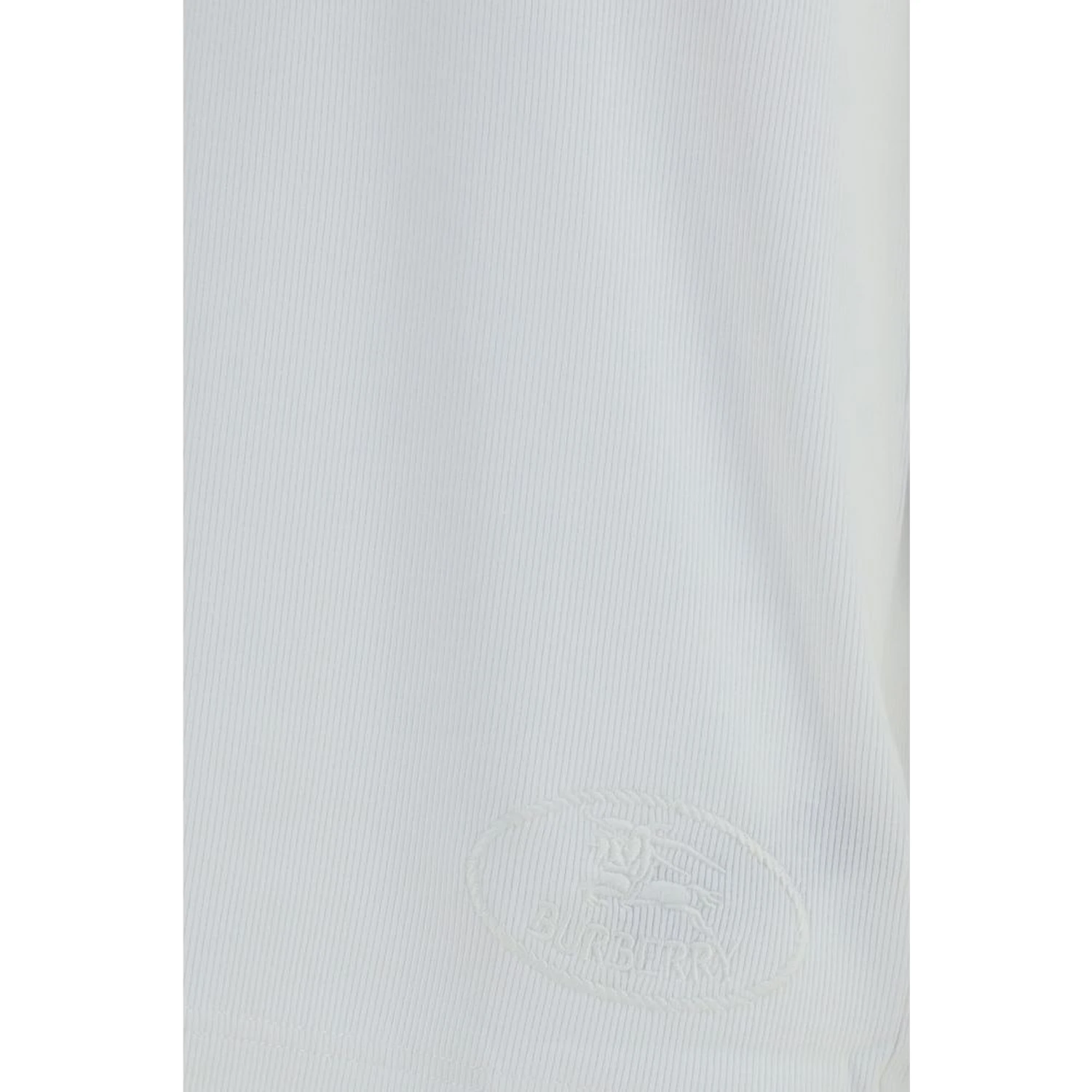 White Cotton Long Sleeve T-Shirt