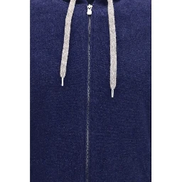Blue Cashmere Sweatshirt