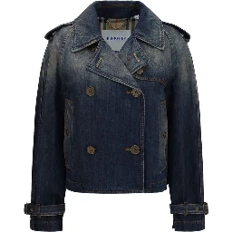 Blue Cotton Denim Jacket