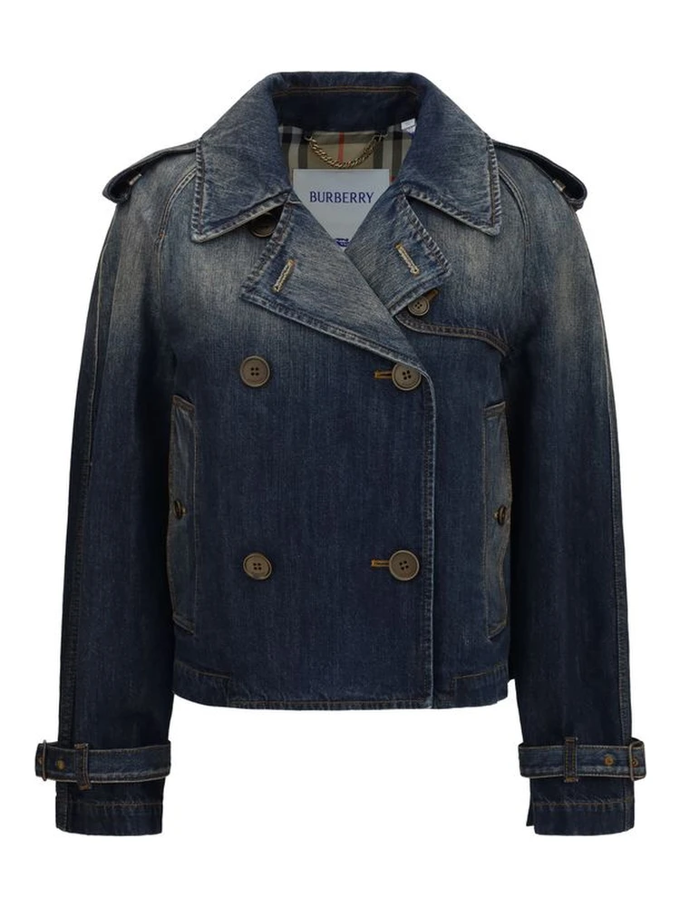 Blue Cotton Denim Jacket