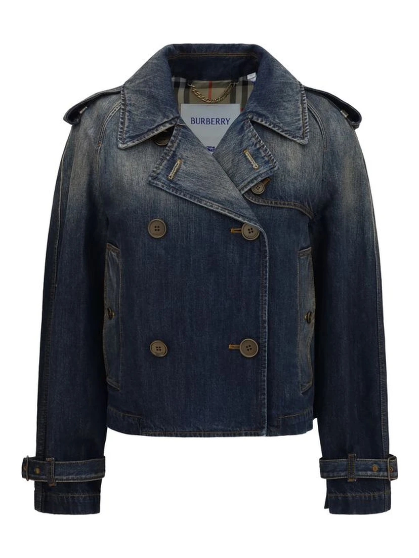 Blue Cotton Denim Jacket