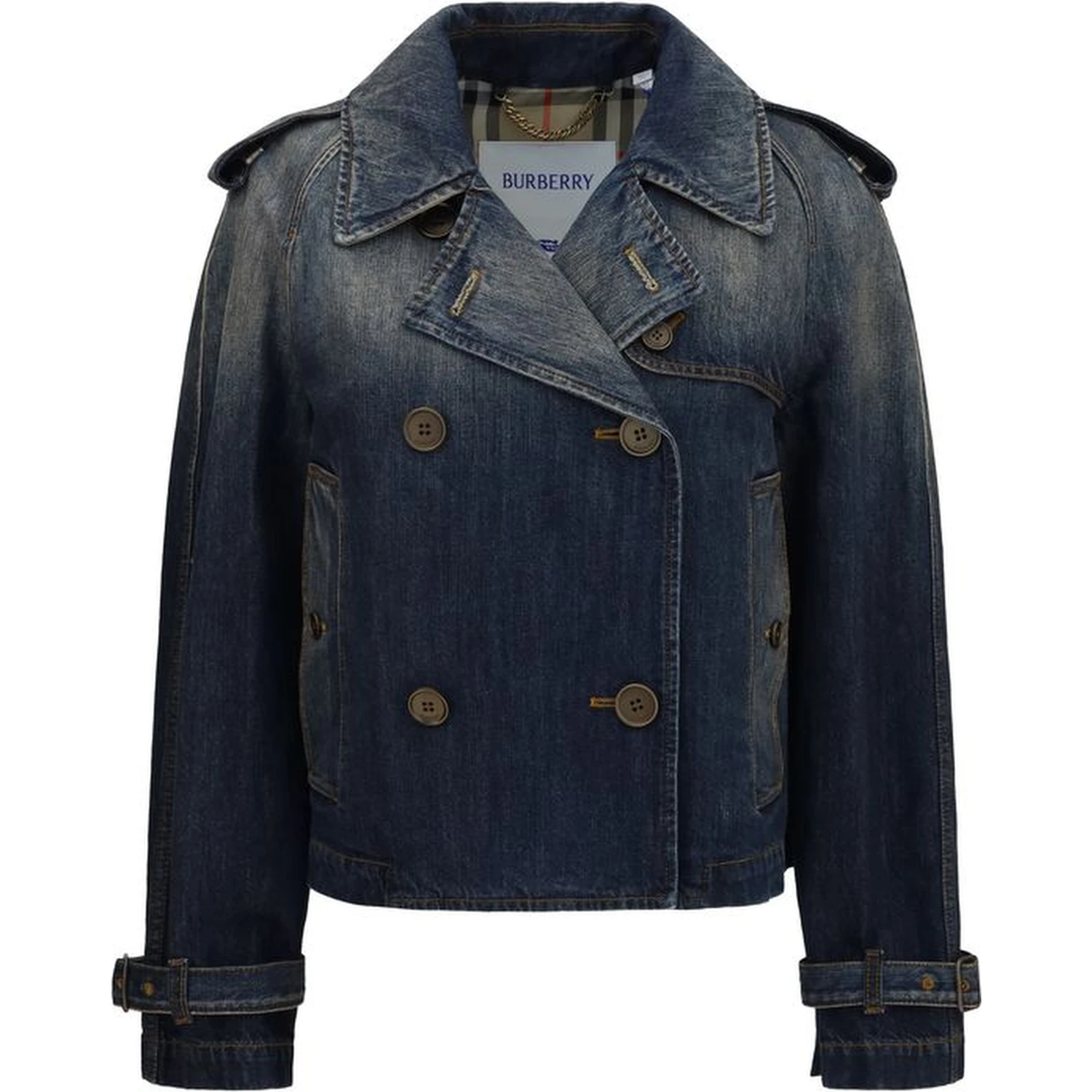 Blue Cotton Denim Jacket