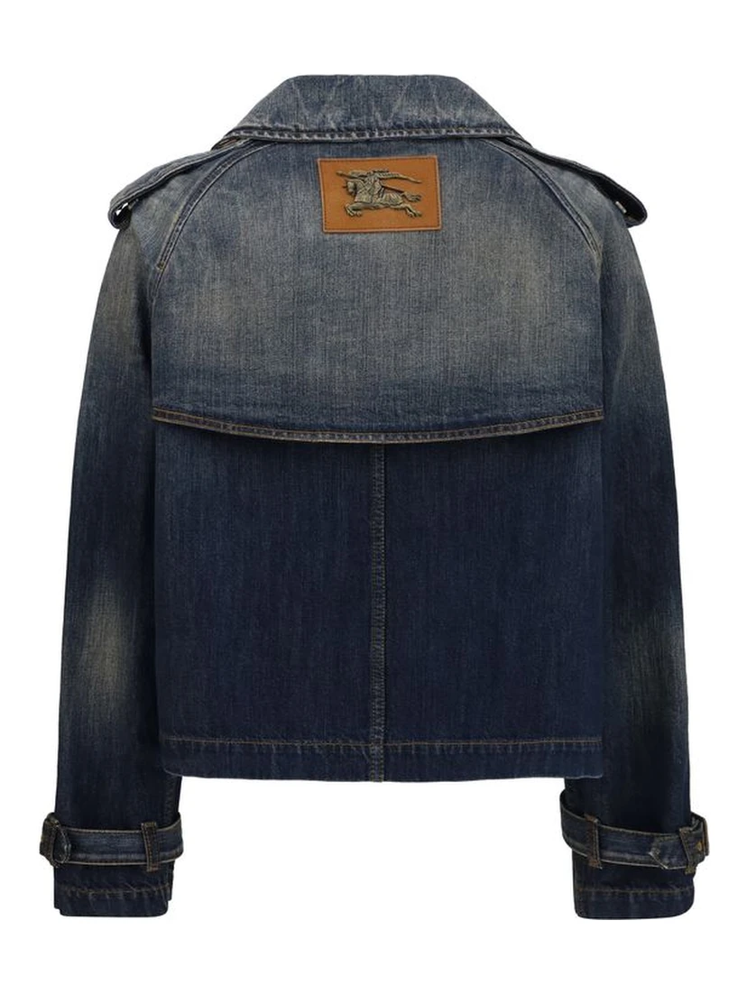 Blue Cotton Denim Jacket