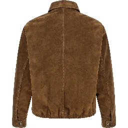 Brown Calfskin Leather Jacket