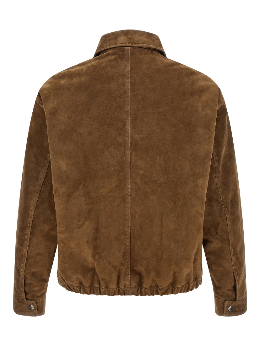 Brown Calfskin Leather Jacket