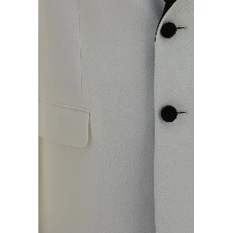 White Wool Oves Aries Blazer