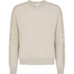 Beige Cashmere Sweatshirt