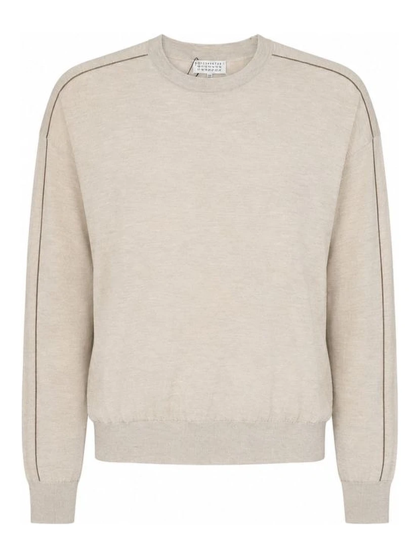 Beige Cashmere Sweatshirt