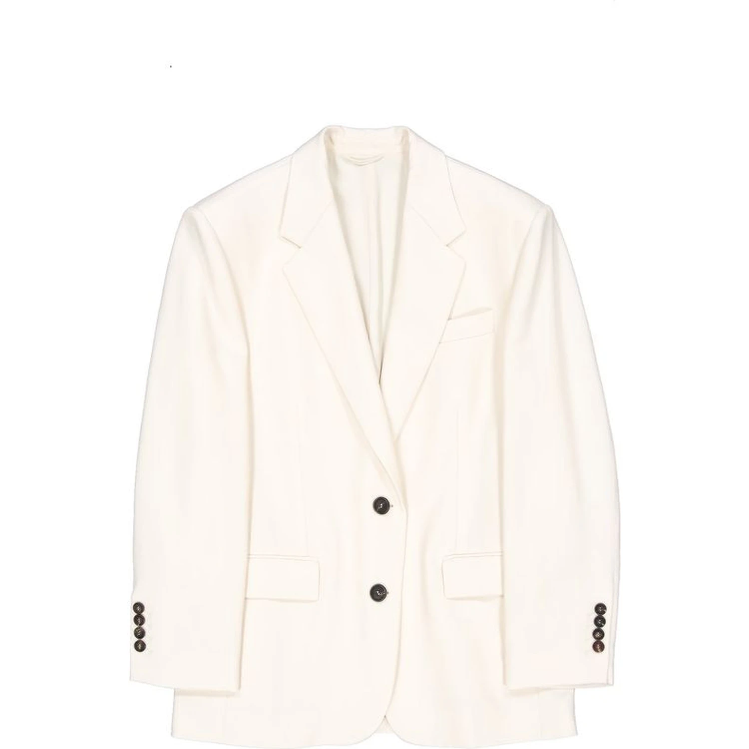 White Viscose Blazer