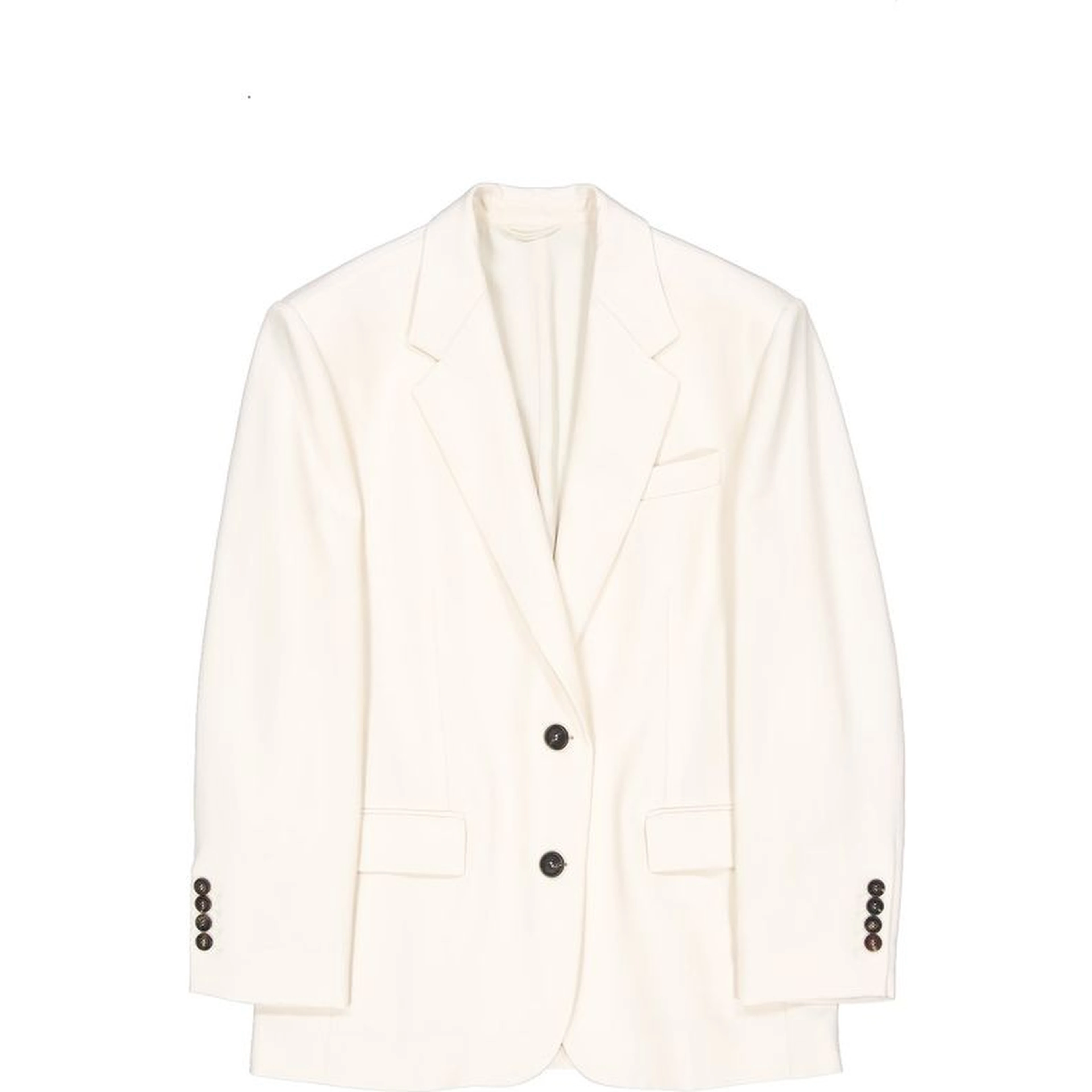 White Viscose Blazer