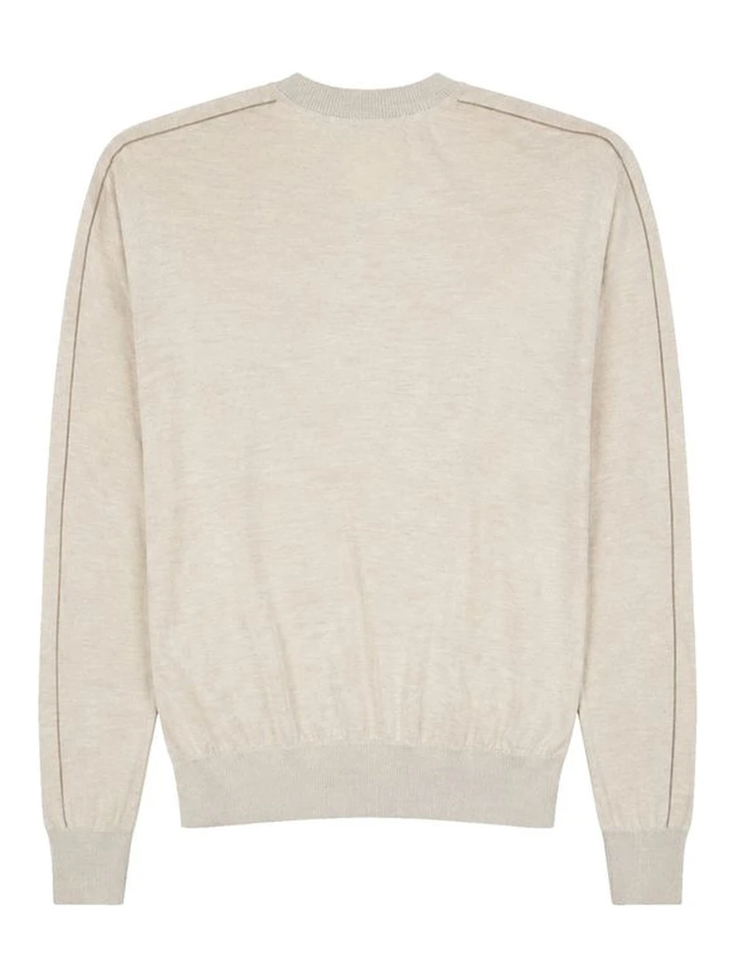 Beige Cashmere Sweatshirt