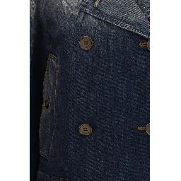 Blue Cotton Denim Jacket