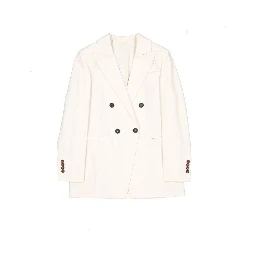 White Virgin Wool Blazer