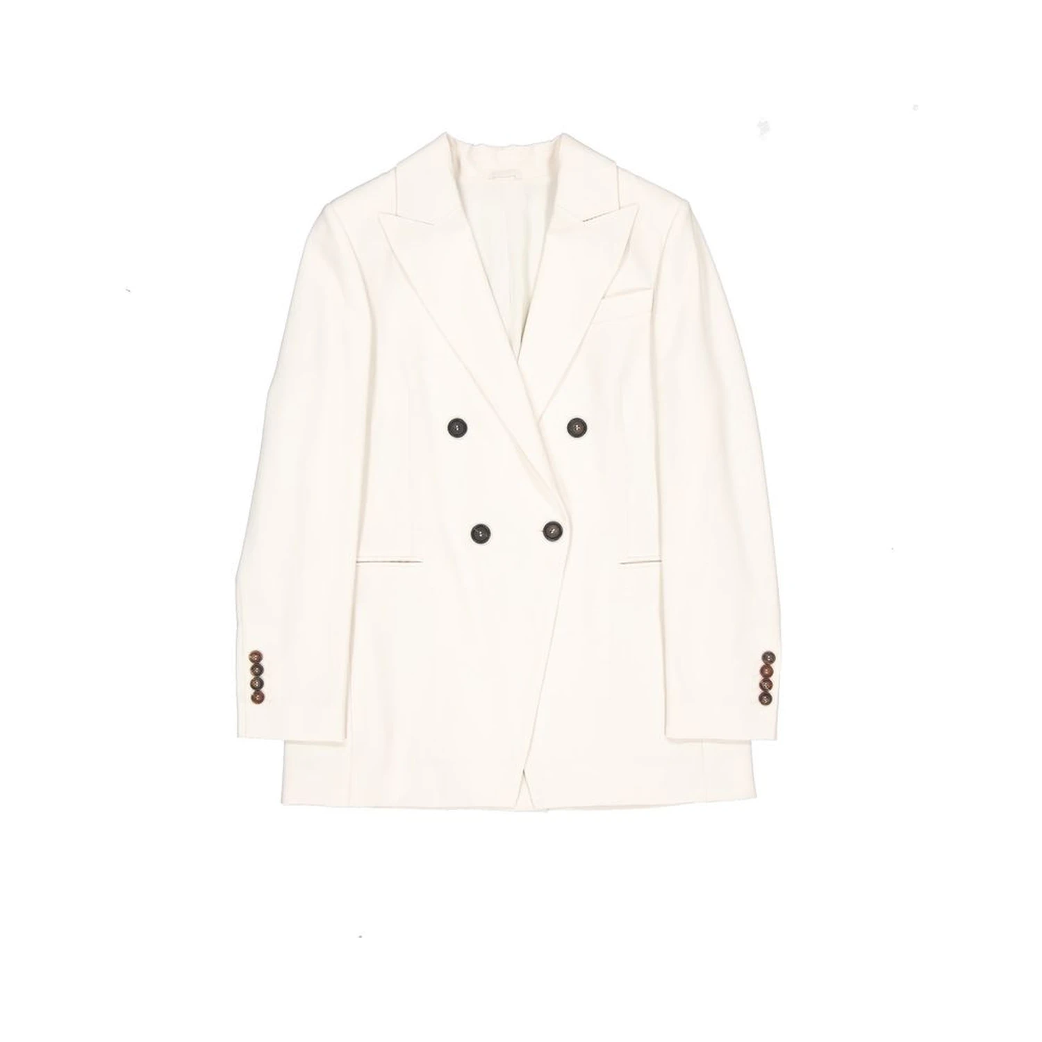 White Virgin Wool Blazer
