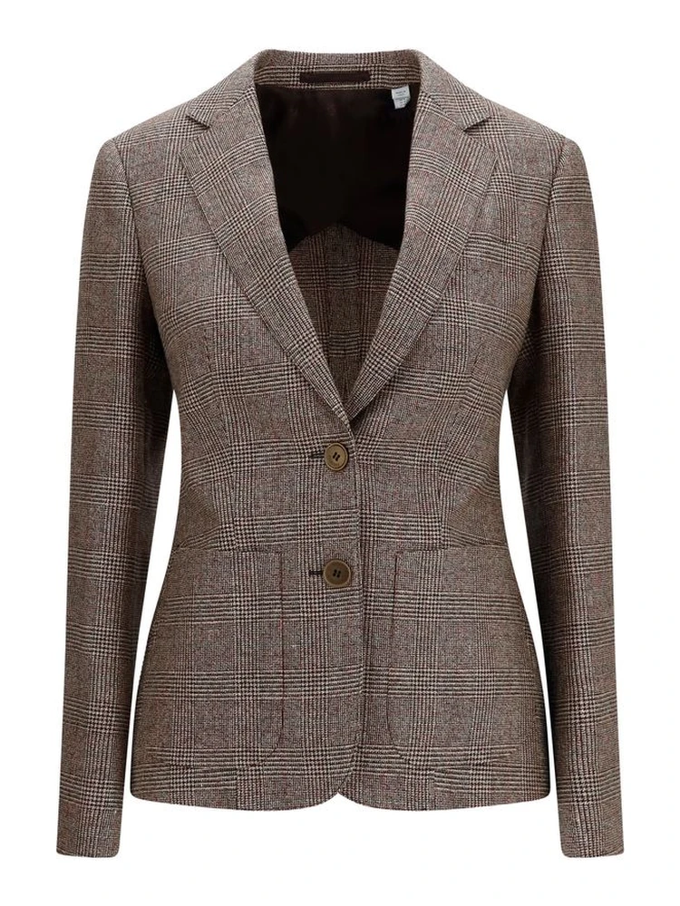 Brown Wool Oves Aries Blazer