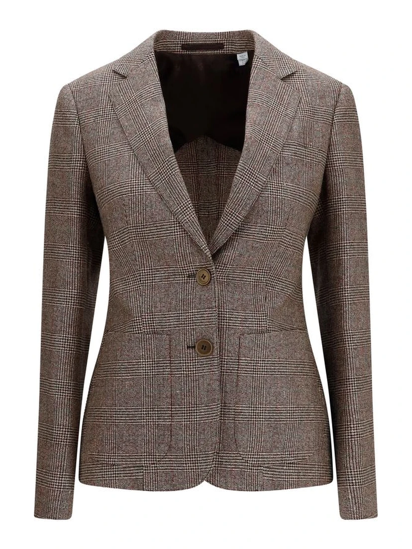 Brown Wool Oves Aries Blazer