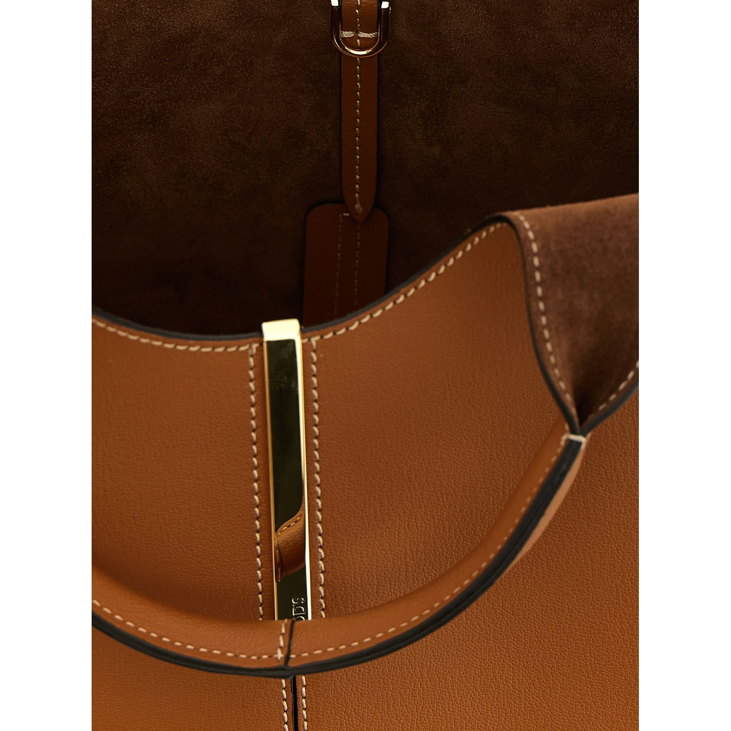 Brown Calfskin Tote Bag