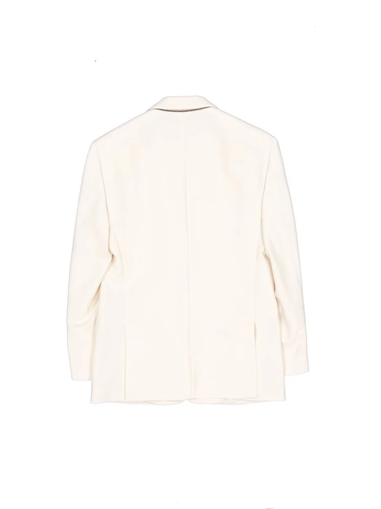 White Viscose Blazer alternative