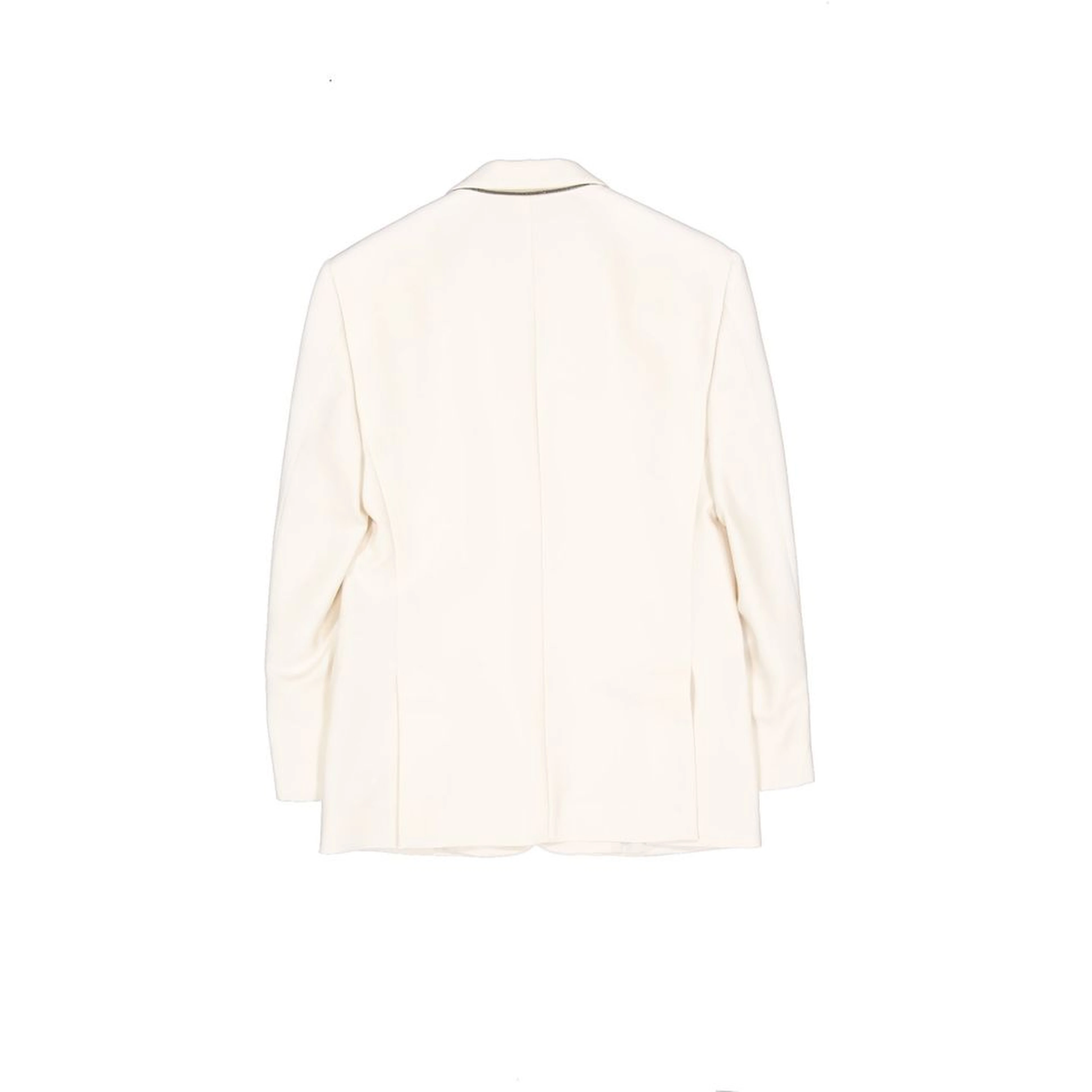 White Viscose Blazer