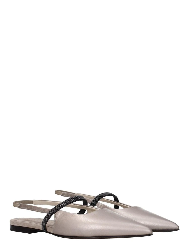 Beige Leather Ballet Flats alternative