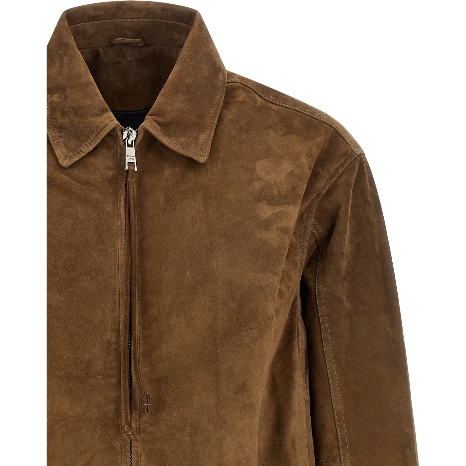 Brown Calfskin Leather Jacket