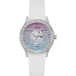 White Synthetic Dress Watch