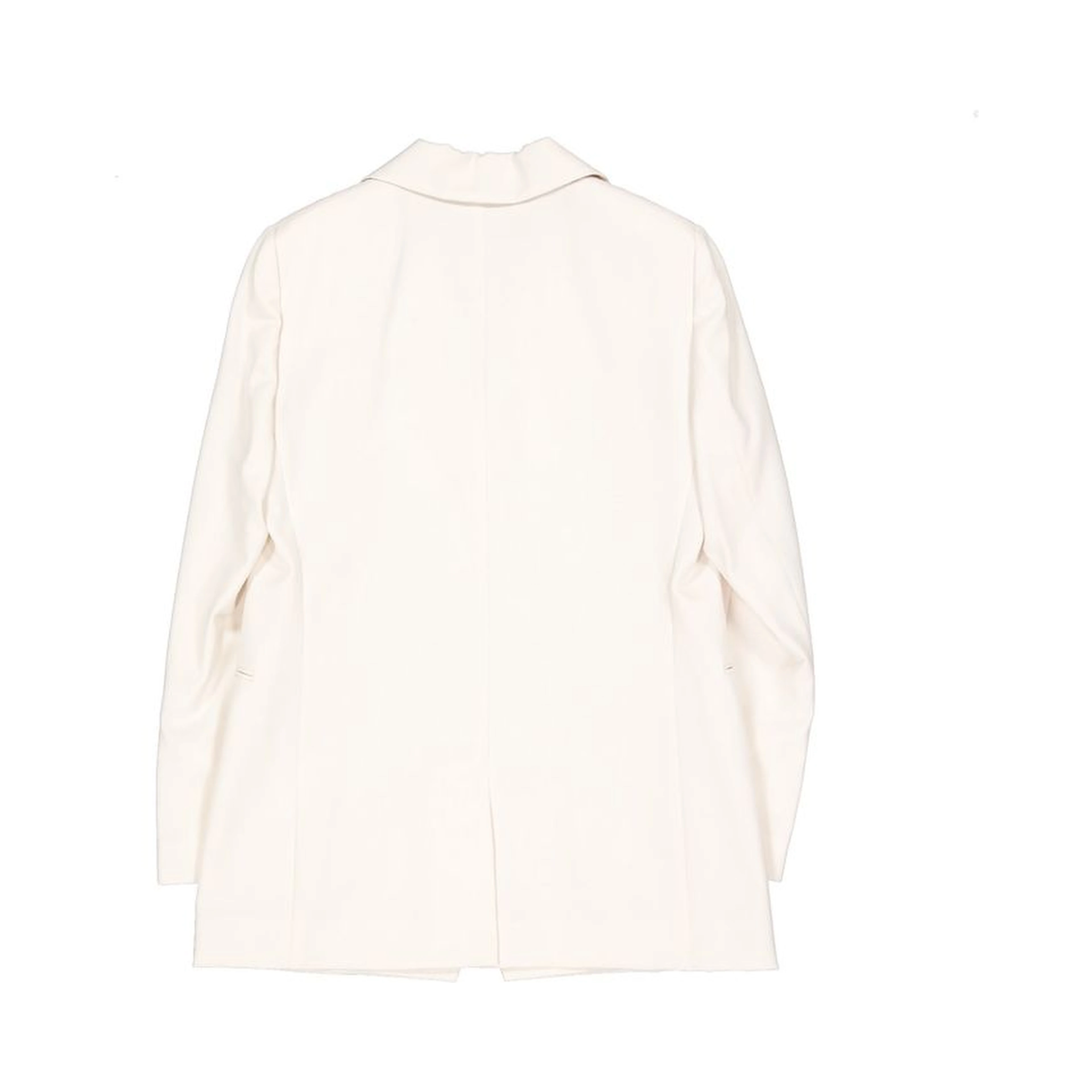 White Virgin Wool Blazer