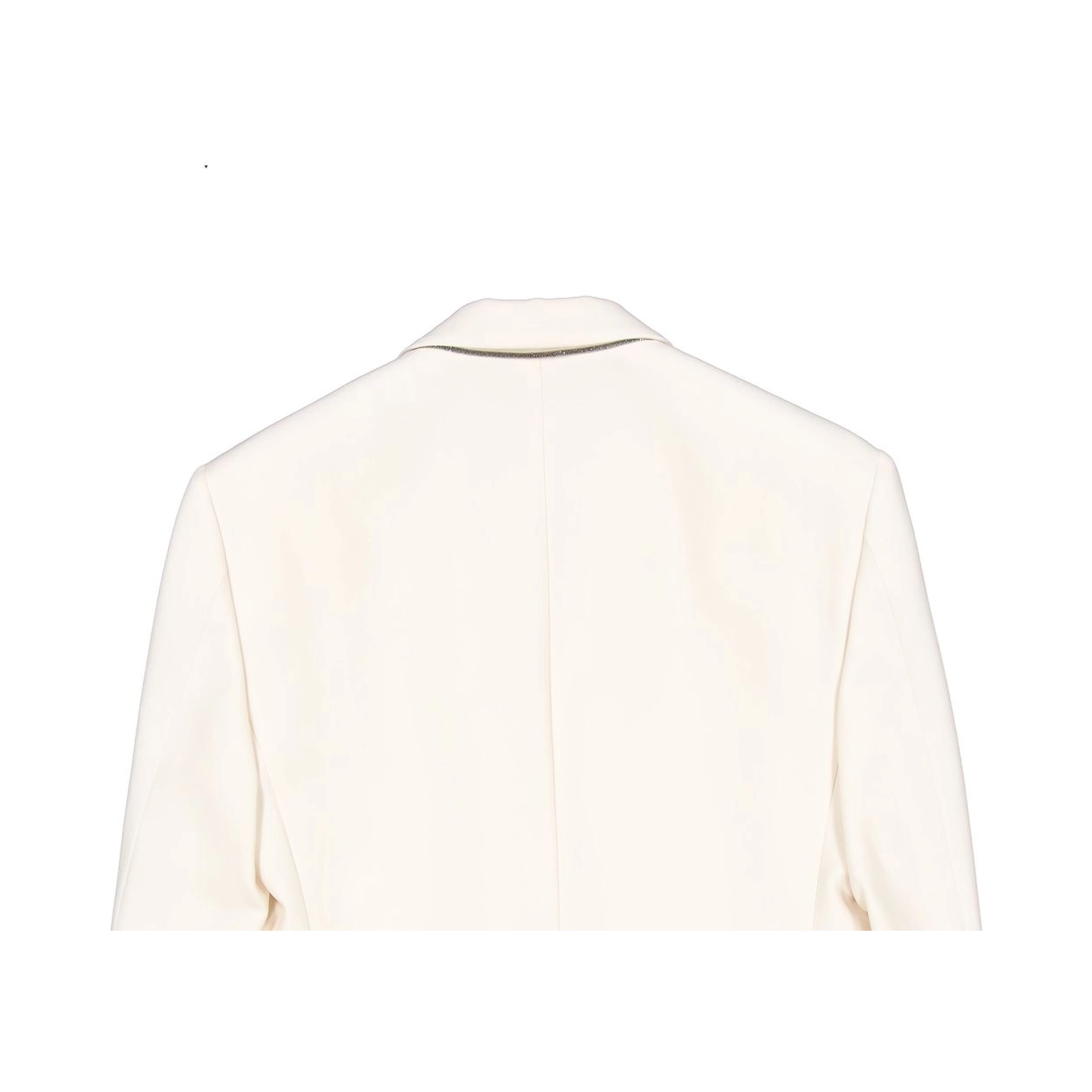 White Viscose Blazer