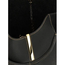 Black Calfskin Tote Bag