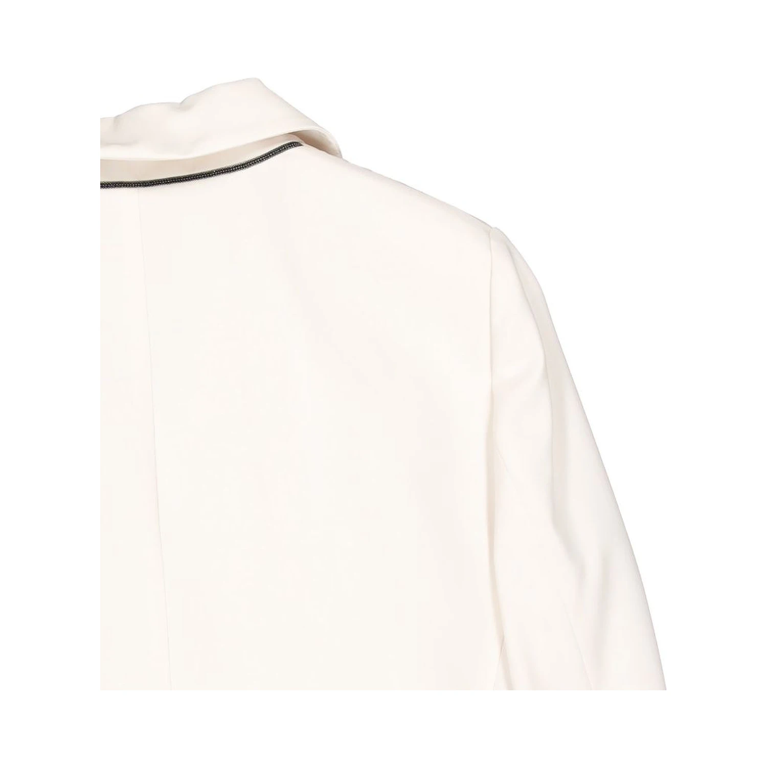 White Virgin Wool Blazer