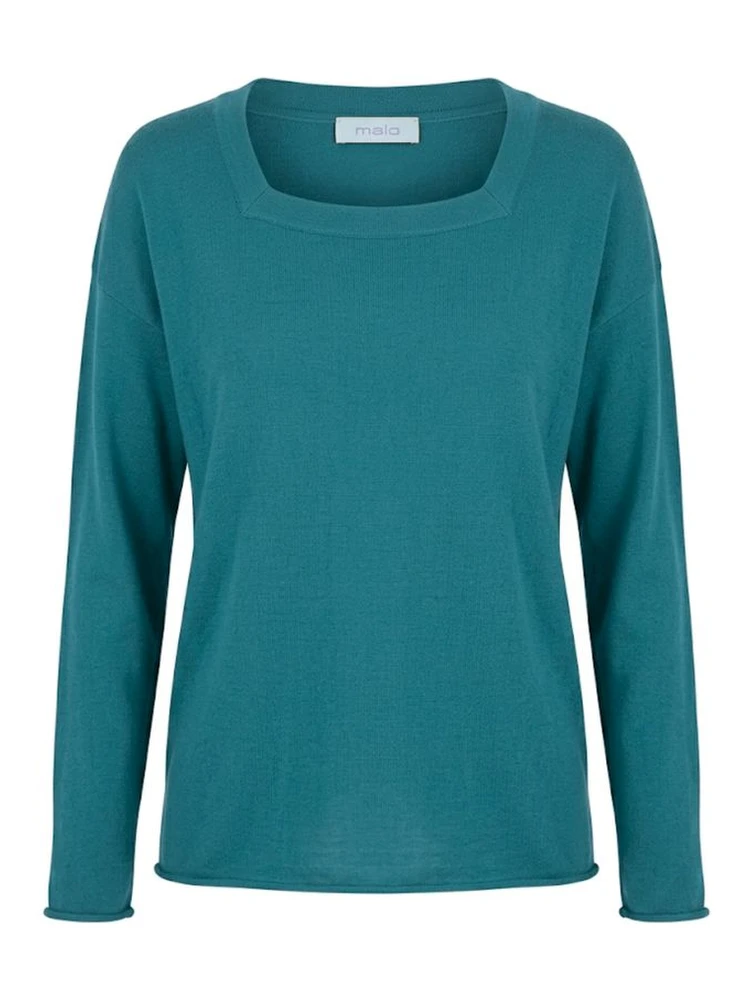 Blue Cotton Women's Sweater