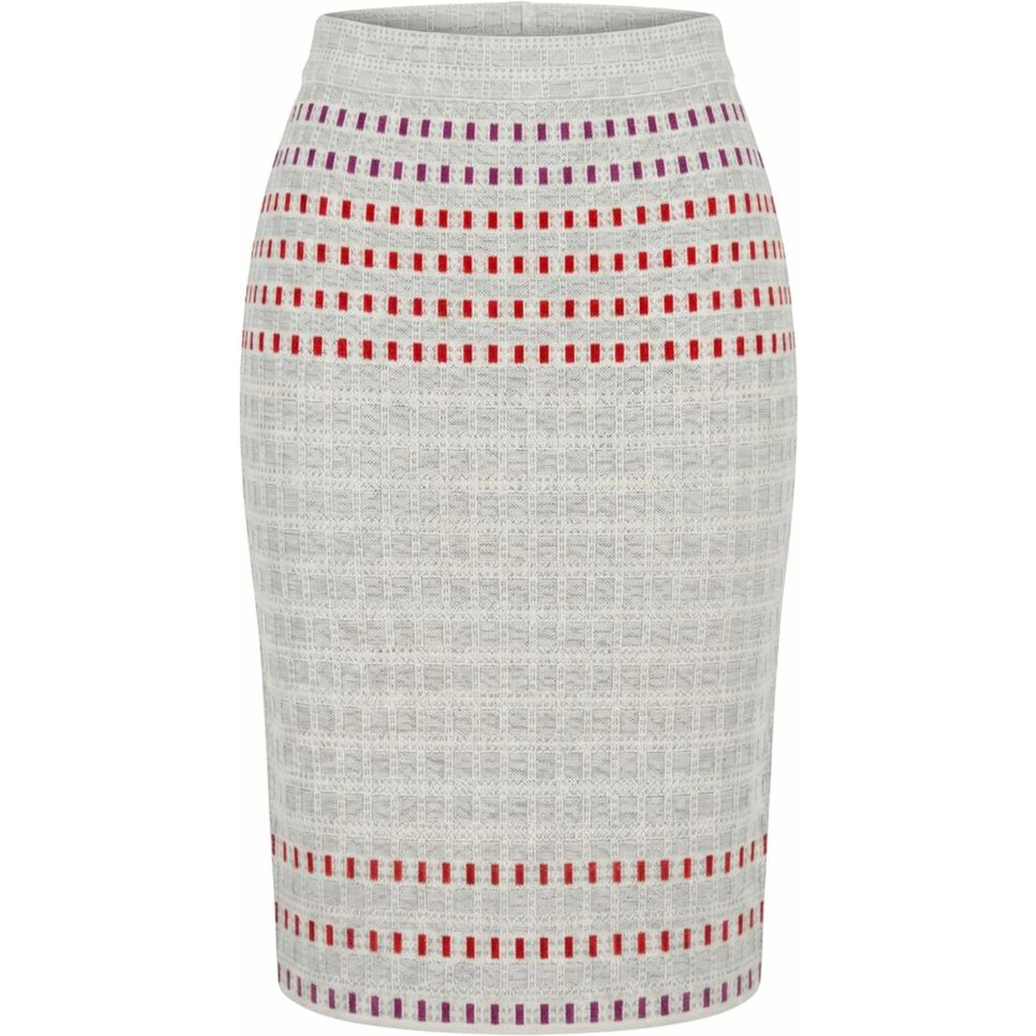 Grey Silk Women Skirt