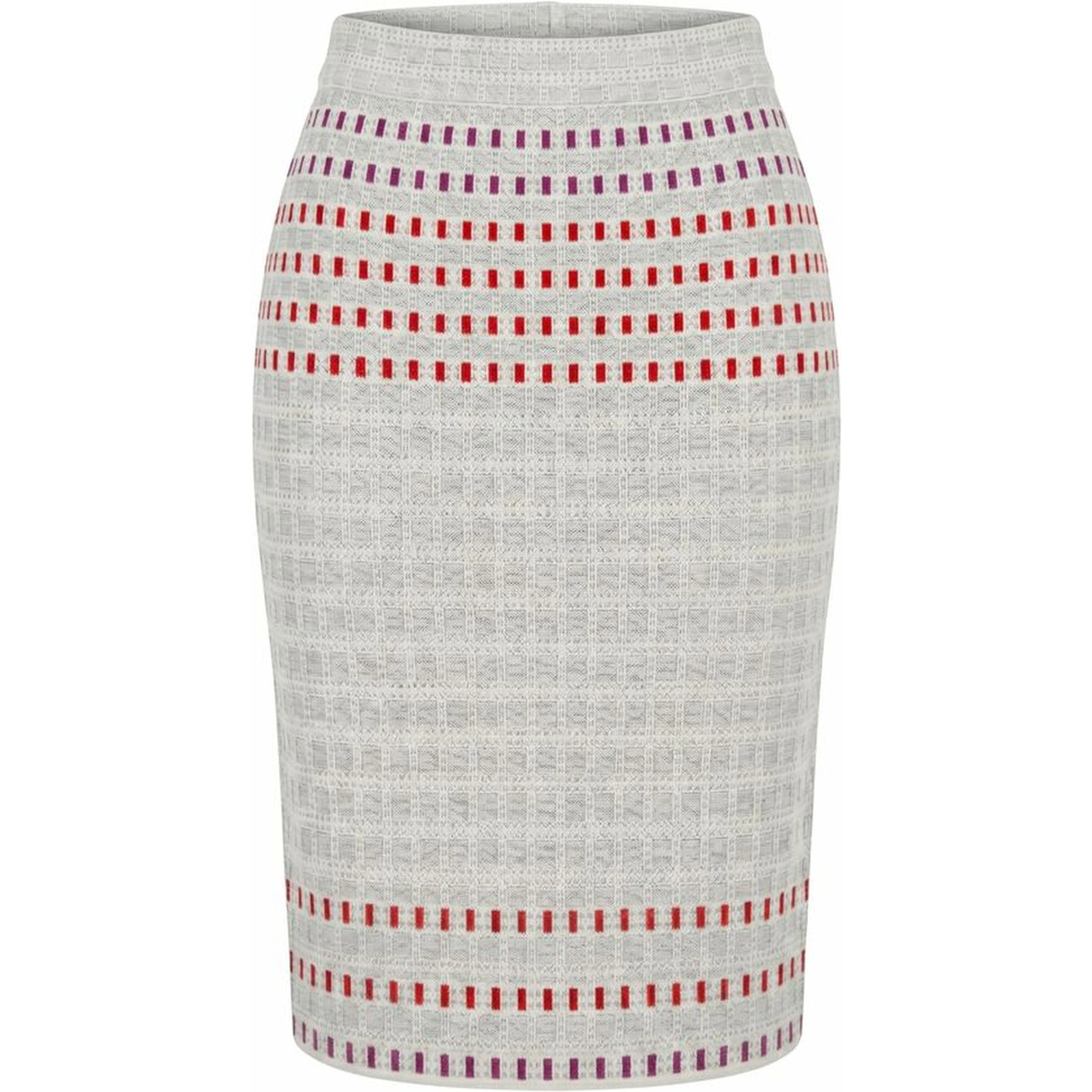 Grey Silk Women Skirt