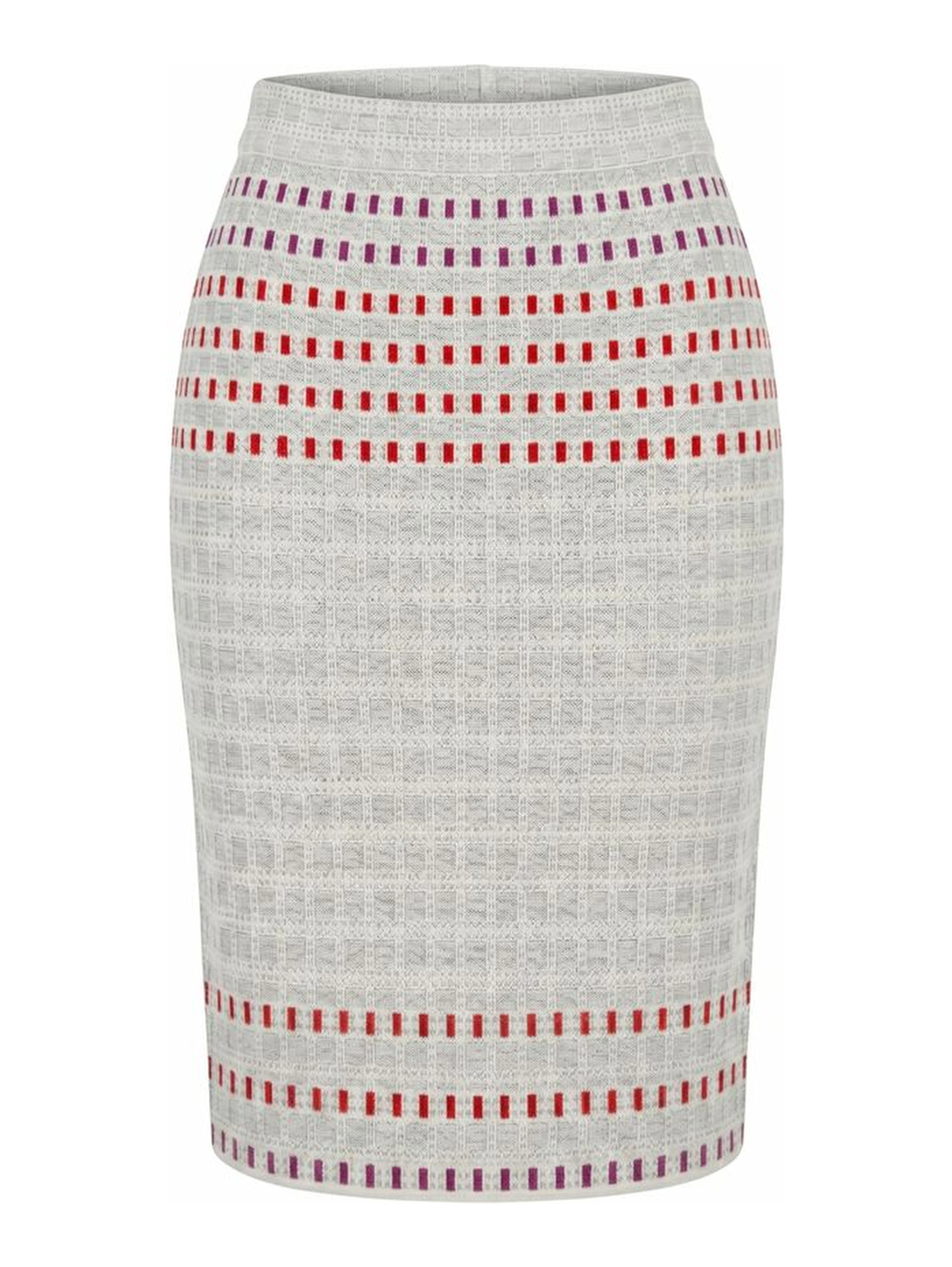 Grey Silk Women Skirt