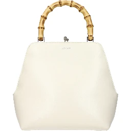 Beige Leather Handbag