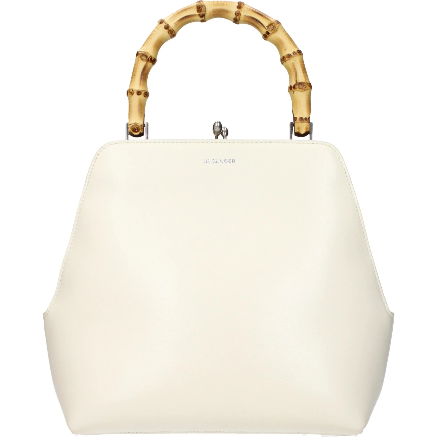 Beige Leather Handbag