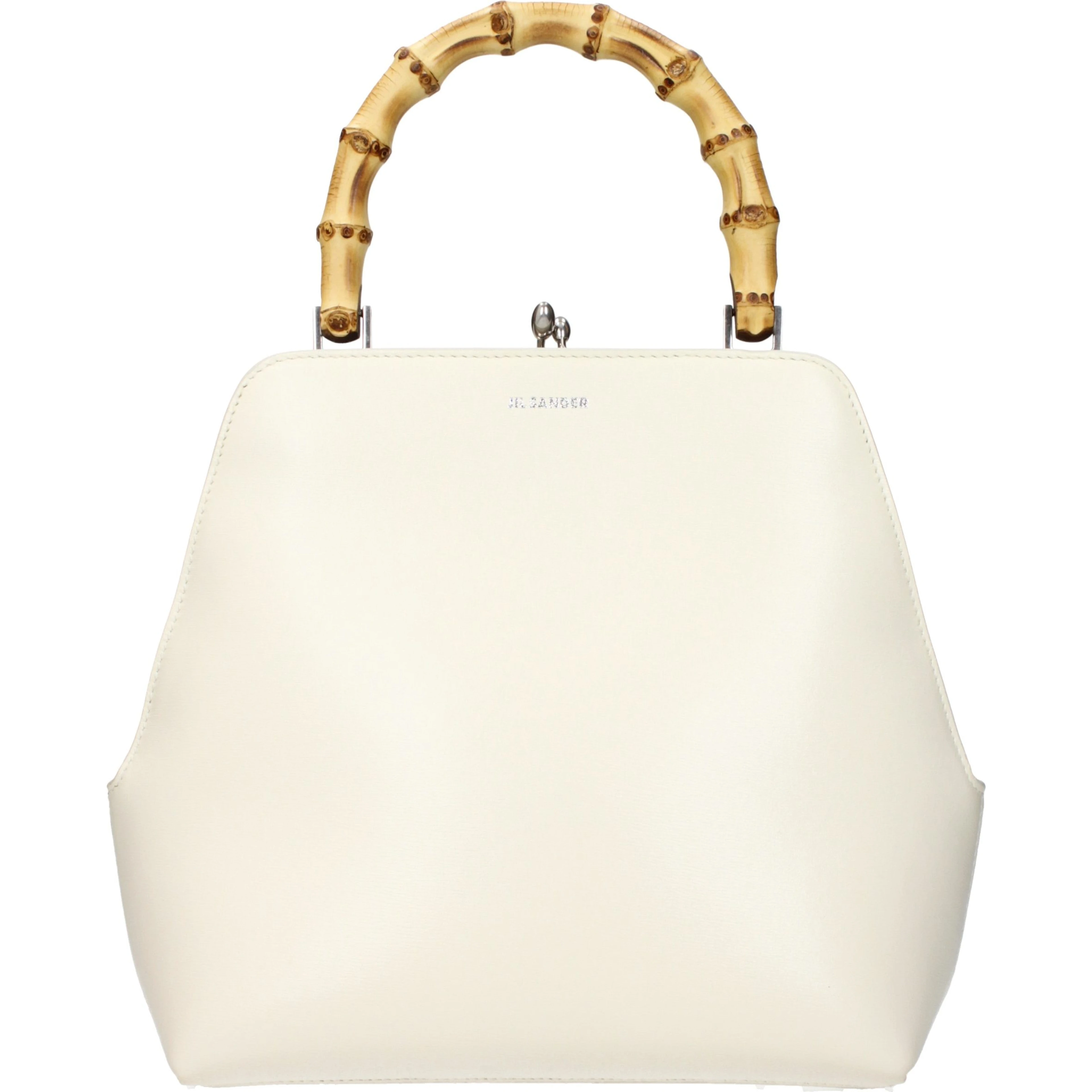 Beige Leather Handbag