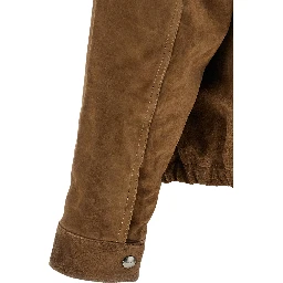 Brown Calfskin Leather Jacket