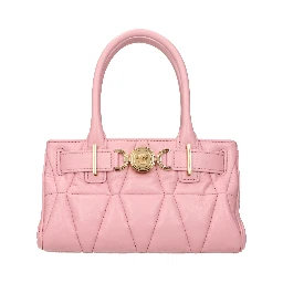 Pink Leather Handbag