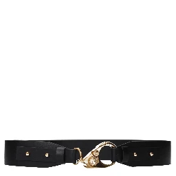 Black Leather Regular Belt